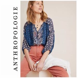 EUC Anthropologie’s Maeve Blouse